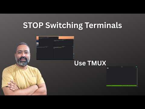 Stop Switching Terminals! Use Tmux Instead (Full Tutorial)