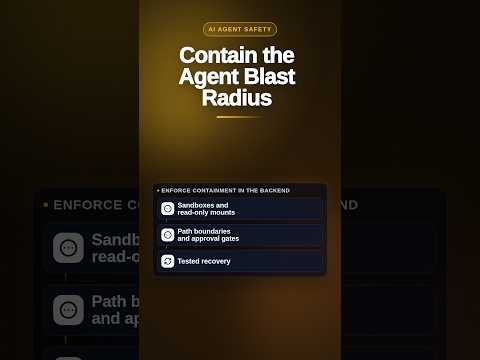 AI Agent Safety: Why Capability Needs Containment #AIAgents #AIEngineering #AISafety #Cybersecurity