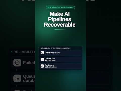 AI Workflows: From Fast Models to Reliable Pipelines