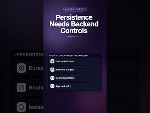 Persistent AI Agents Need Backend Boundaries #AIAgents #AgenticAI #AIEngineering #VoiceAI