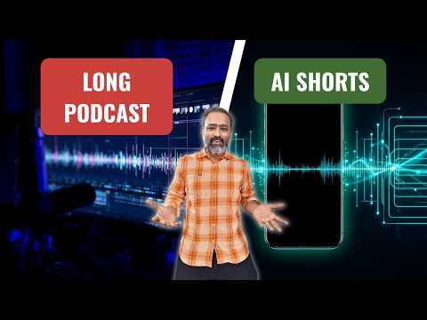 I Built an AI Tool That Turns Long Podcasts into Ready-to-Upload Shorts