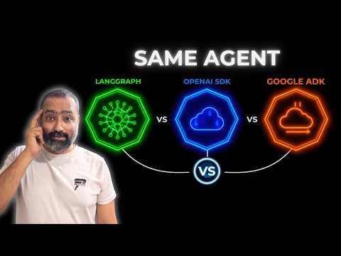 I Built the Same AI Agent 3 Times: LangGraph vs OpenAI Agents SDK vs Google ADK